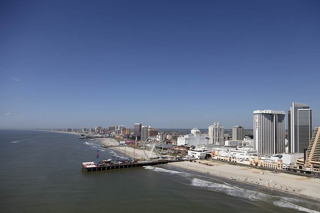 The Boardwalk and Steel Pier in Atlantic City