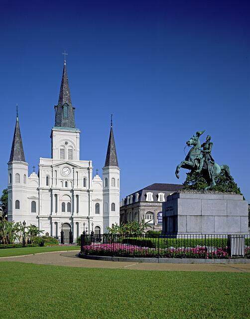 St. Louis Cathedral on Jackson Square in the French Quarter, New Orleans
