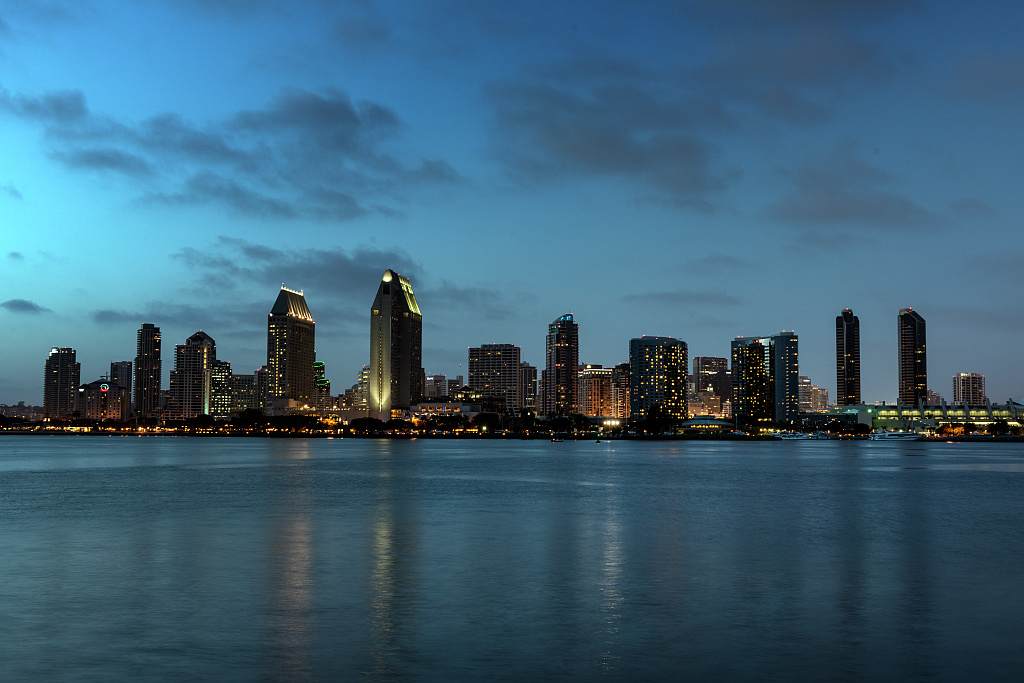 San Diego skyline viewed across the bay
