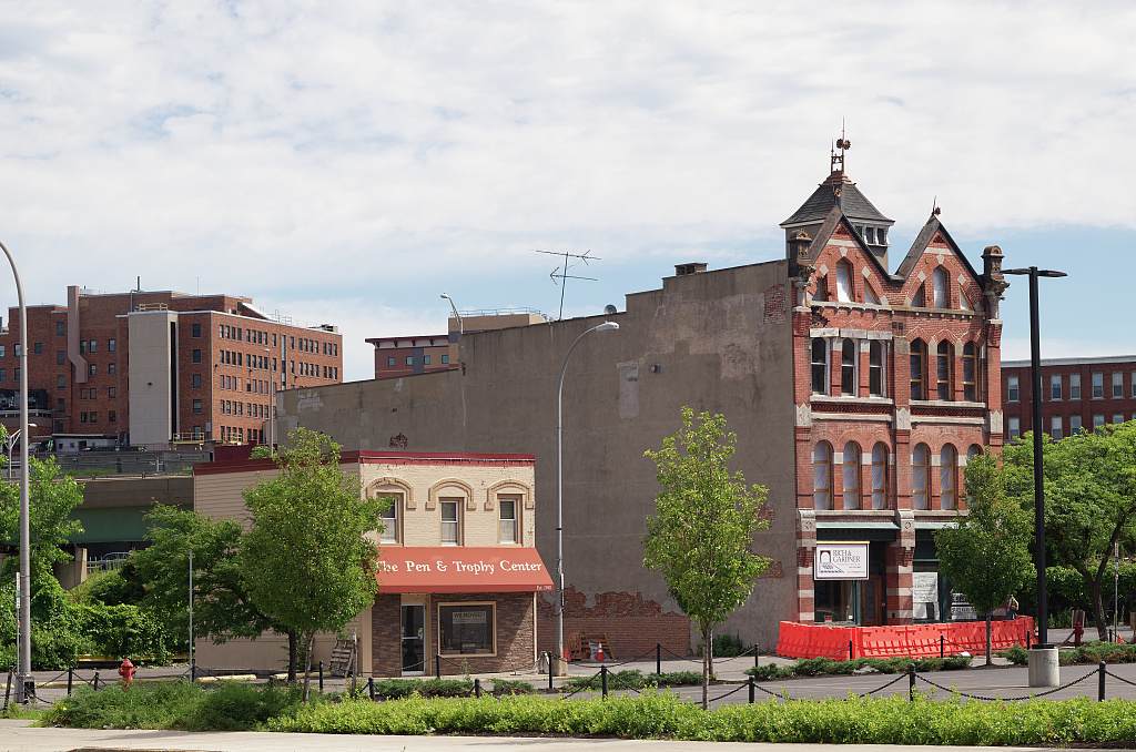 Historic buildings in downtown Syracuse