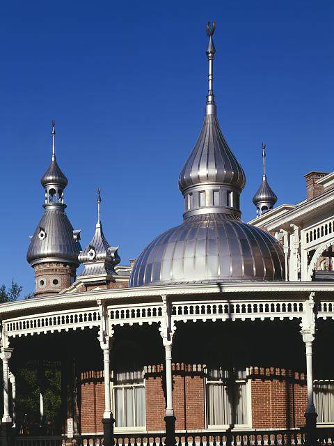 The minarets of Henry Plant's 1891 Tampa Bay Hotel, now the University of Tampa