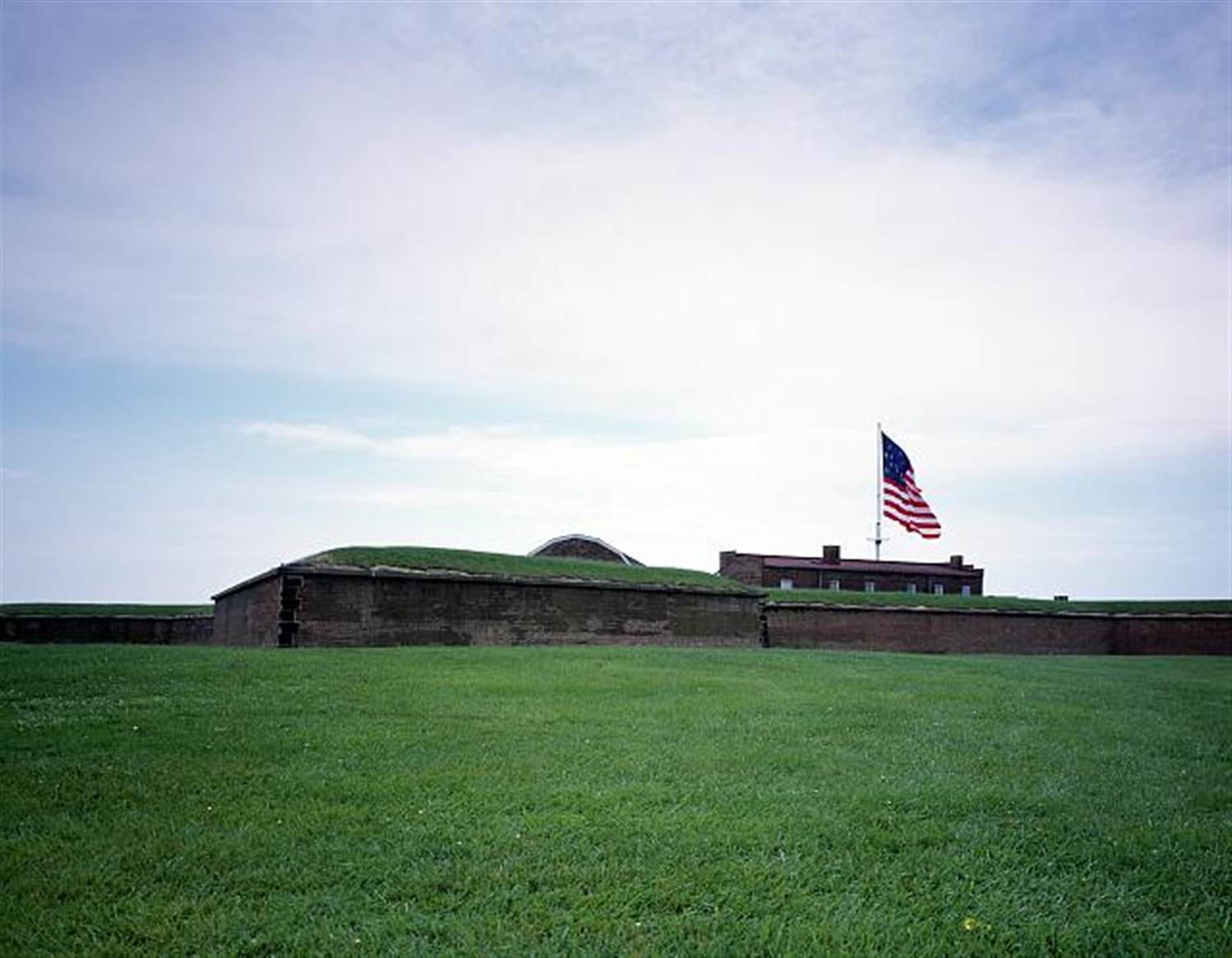 Fort McHenry in Baltimore, Maryland, where the Star-Spangled Banner was inspired