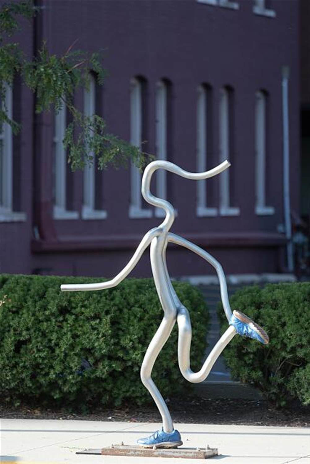 Public art sculpture in downtown Fort Wayne, Indiana