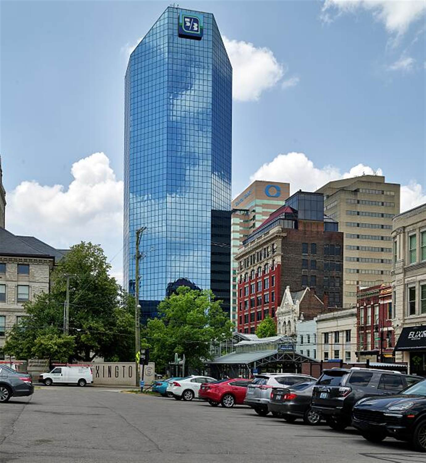 Downtown Lexington, Kentucky including the Lexington Financial Center tower