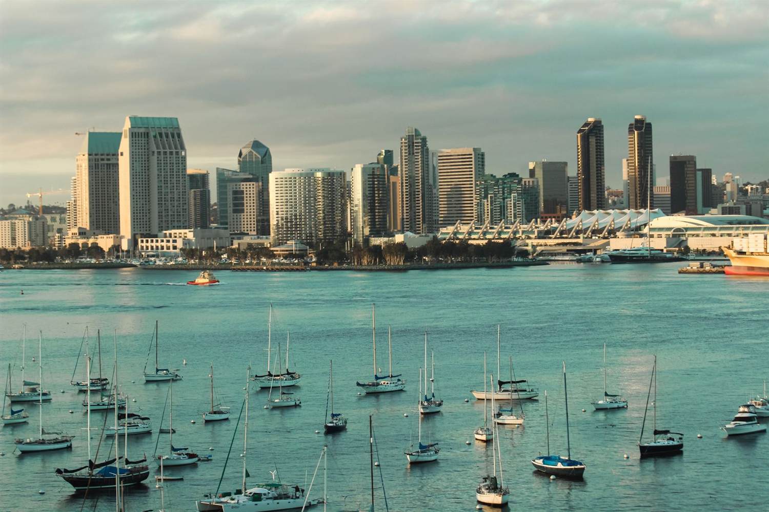 San Diego's waterfront and harbor