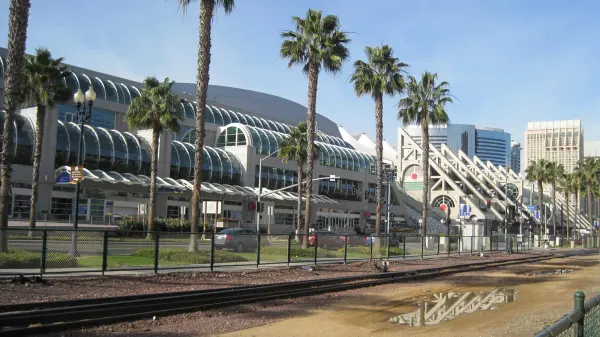 West side of the San Diego Convention Center