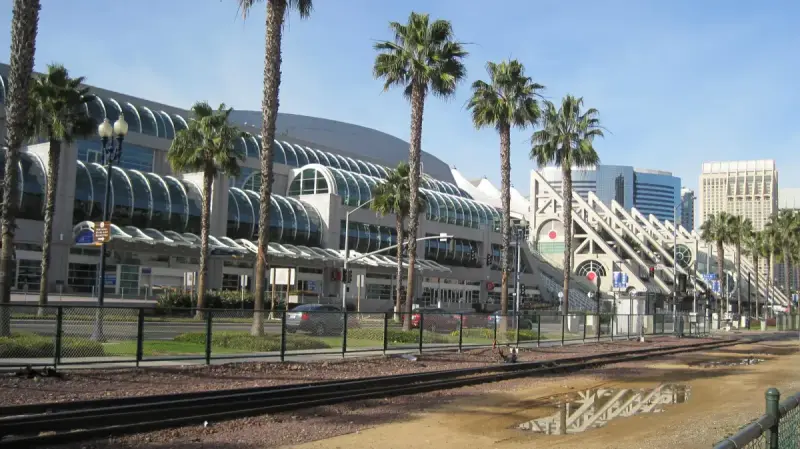 West side of the San Diego Convention Center