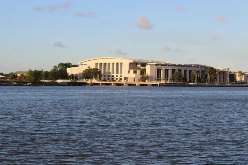 The Savannah Convention Center on Hutchinson Island across the Savannah River, Georgia