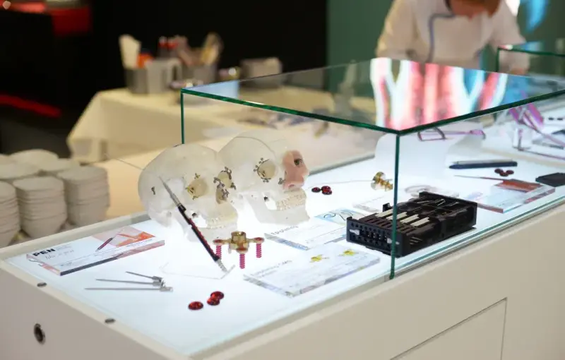 Medical trade-show display at MEDICA in Düsseldorf in 2019