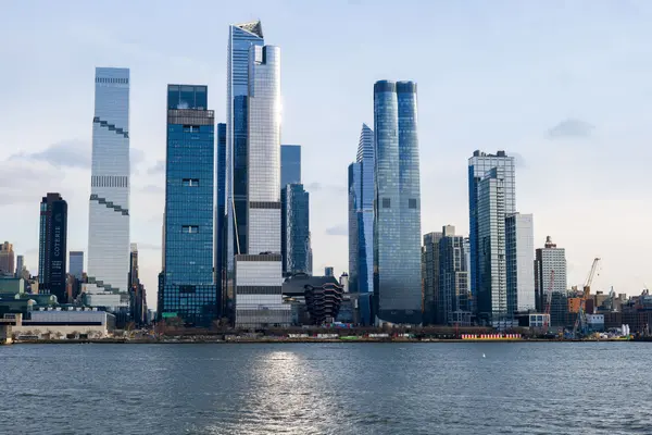 Hudson Yards skyscrapers seen across the Hudson River