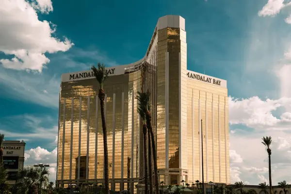 Mandalay Bay resort towers in Las Vegas