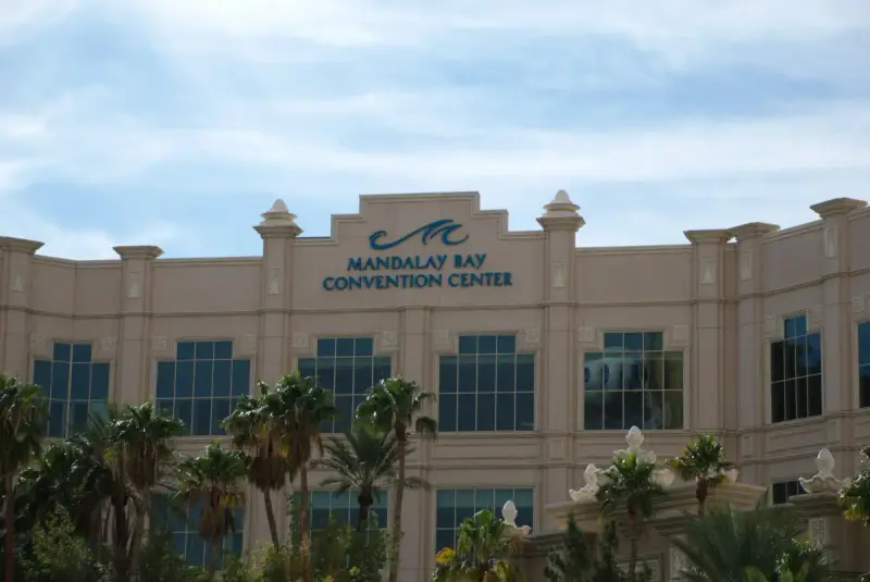 Mandalay Bay Convention Center exterior in Las Vegas