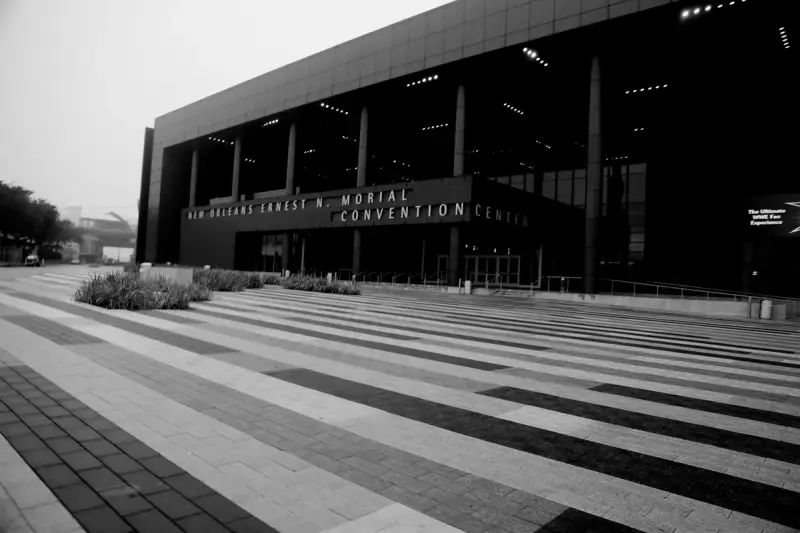 Entrance of the Ernest N. Morial Convention Center in New Orleans