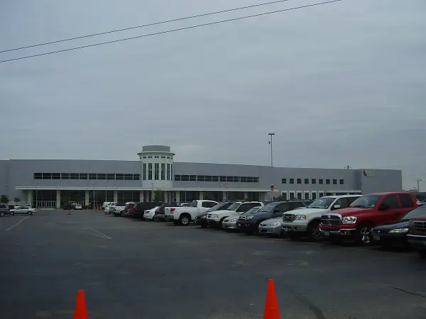 Exterior of Reliant Center at the Houston event complex