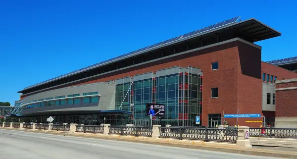 Saint Paul RiverCentre viewed from the southeast