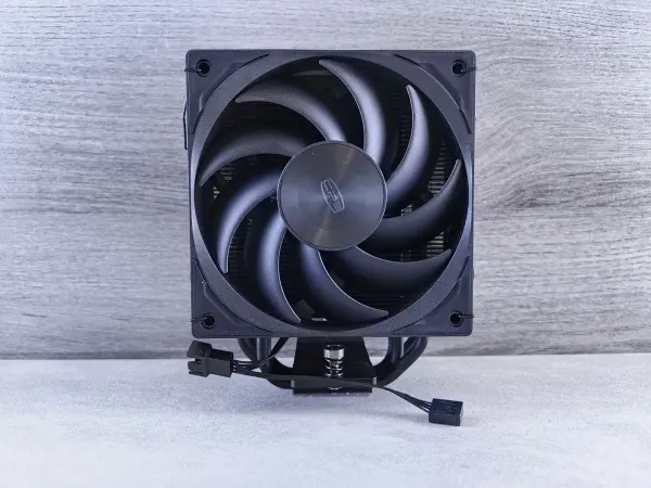 CPU cooling fan and heat sink; thermal component reference.