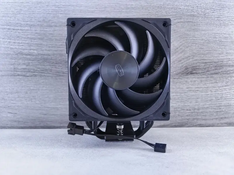 CPU cooling fan and heat sink; thermal component reference.