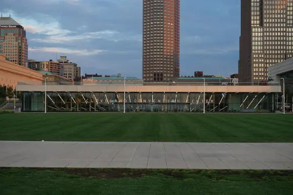 Cleveland convention center exterior, photographed in 2015.