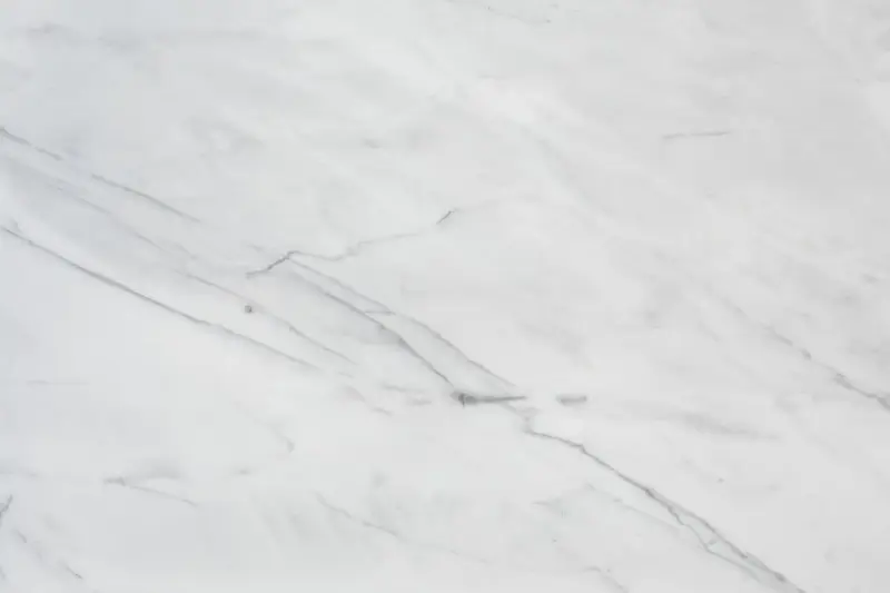 Close-up of white marble with soft gray veining