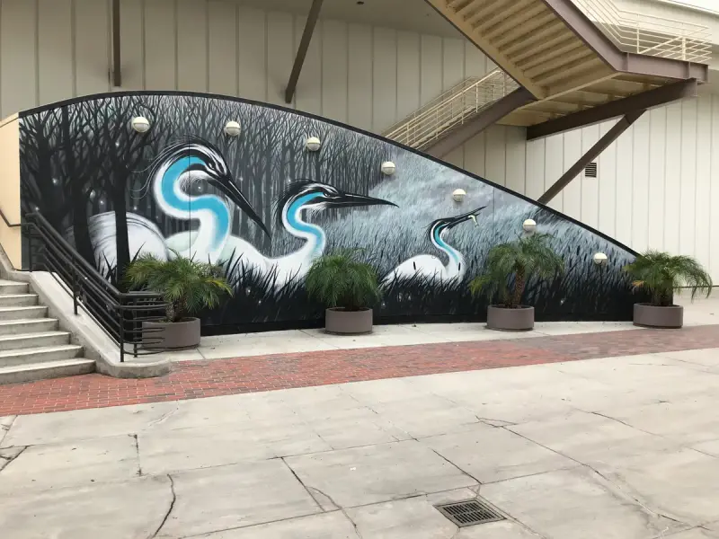 Exterior of the Long Beach Convention Center in Long Beach, California
