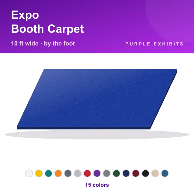 Expo Booth Carpet, 10 ft Wide