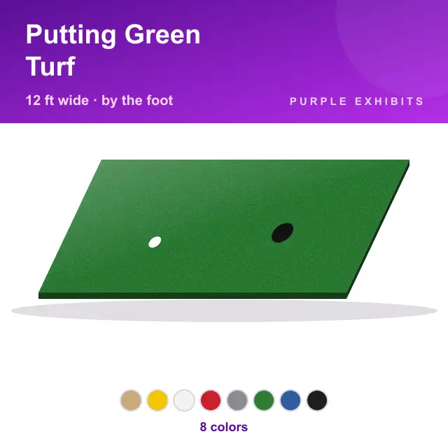 Putting Green Turf, 12 ft Wide