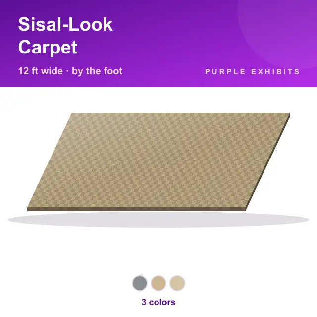 Sisal-Look Carpet, 12 ft Wide