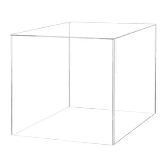 Clear Acrylic Display Cube, 12"