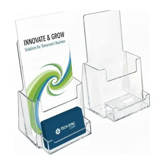 Brochure and Card Holder, Set of 2