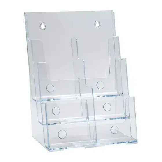 Three-Tier Trifold Brochure Holder