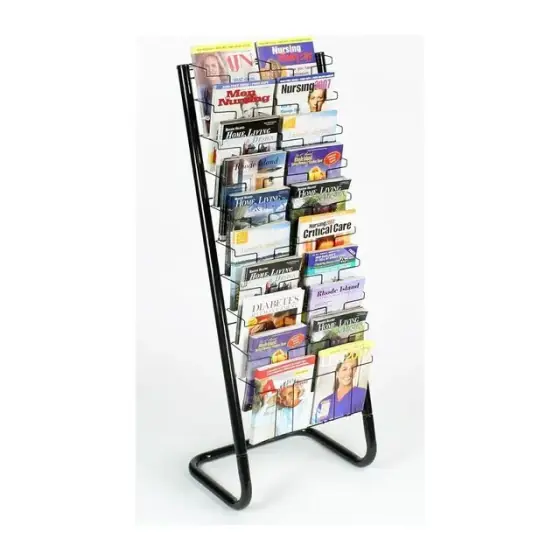 Wire Literature Rack, 20 Pockets