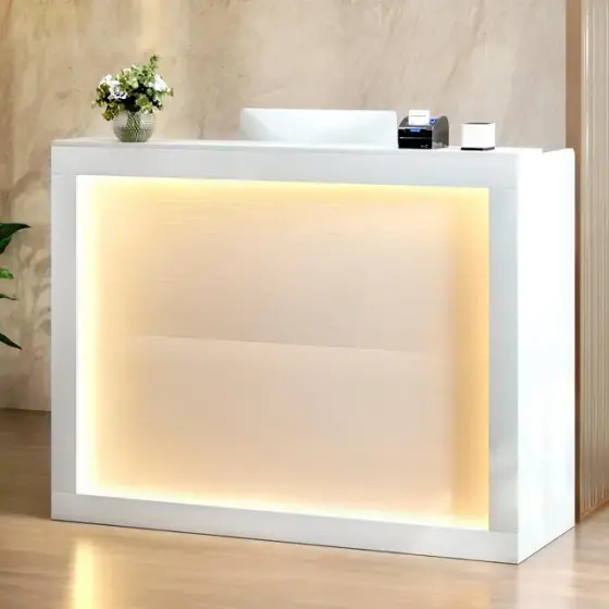 Illuminated Reception Counter, 55in