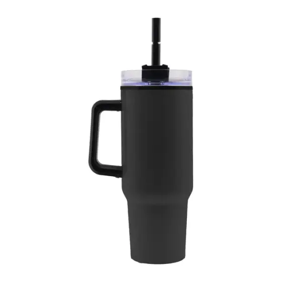 40 oz Stainless Mug with Straw