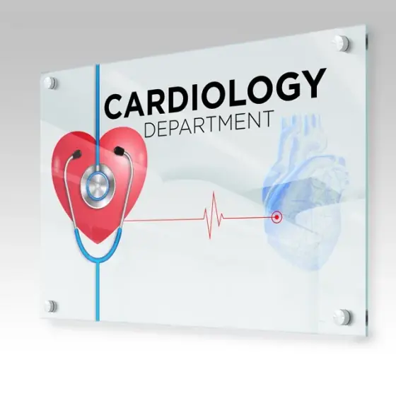 Clear Acrylic Sign