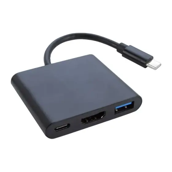 3-in-1 USB-C Hub