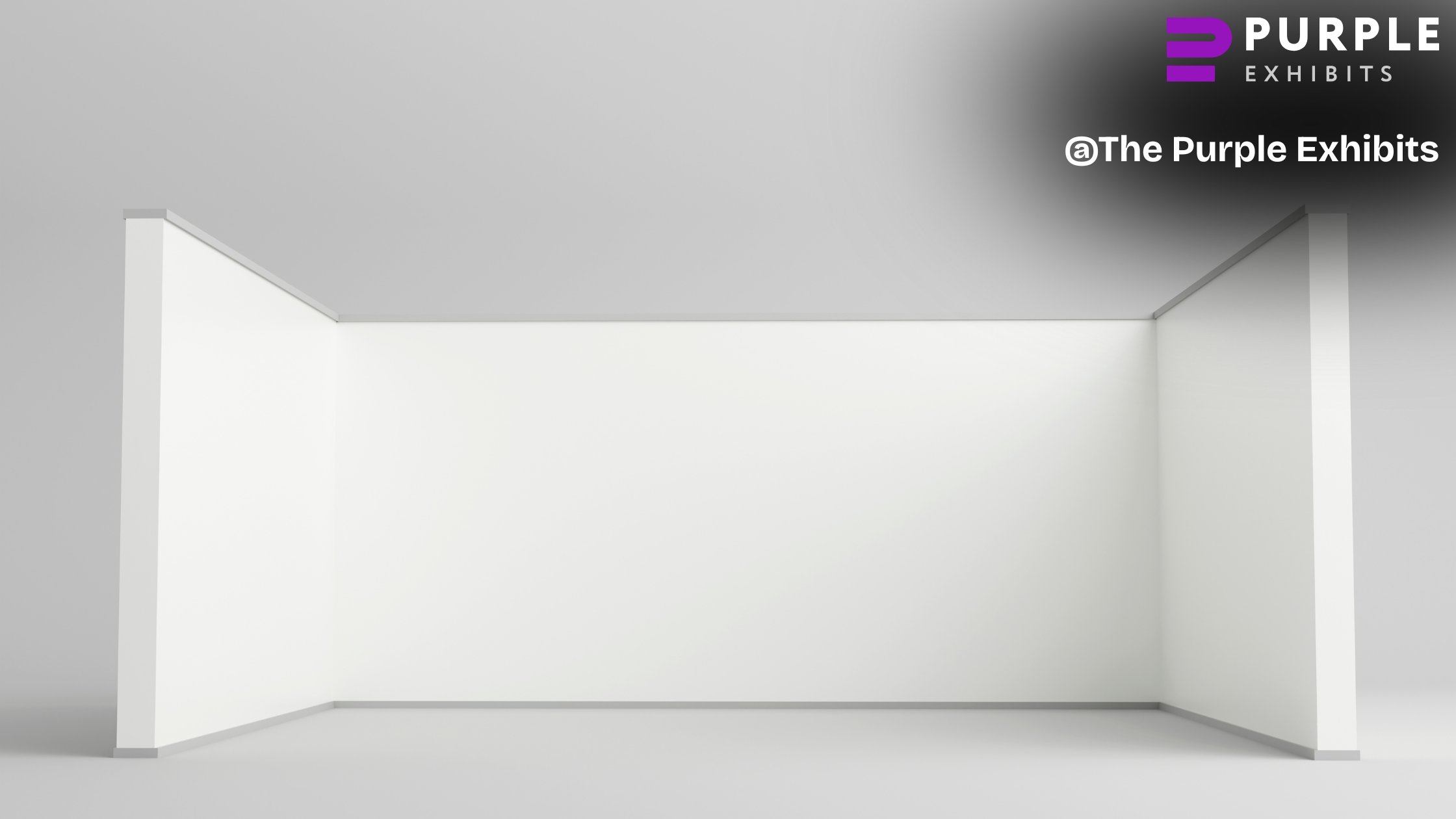 A clean, empty booth space ready for customization, ideal for transforming into impactful Las Vegas Trade Show Booths designed by Las Vegas Trade Show Experts.