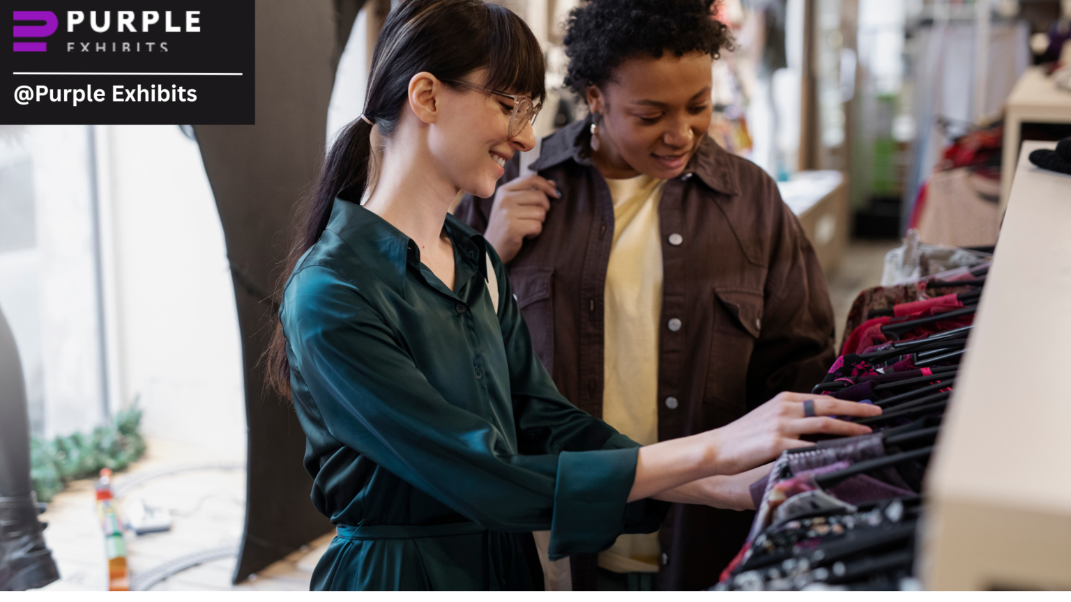 Visitors exploring a retail display designed by New York Booth Fabrication specialists and professional NYC Booth Builders for engaging brand experiences.