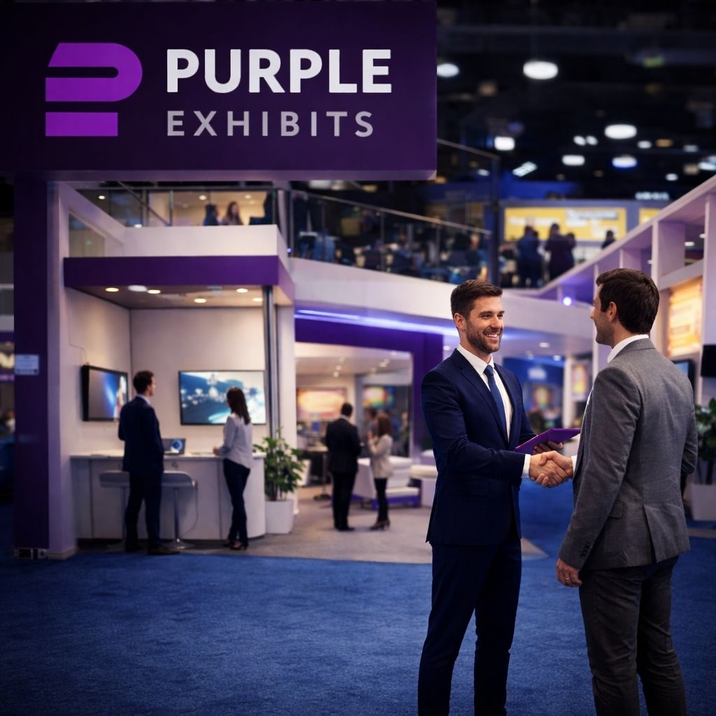 Trade Show Booth Builder Las Vegas-PurpleExhibits