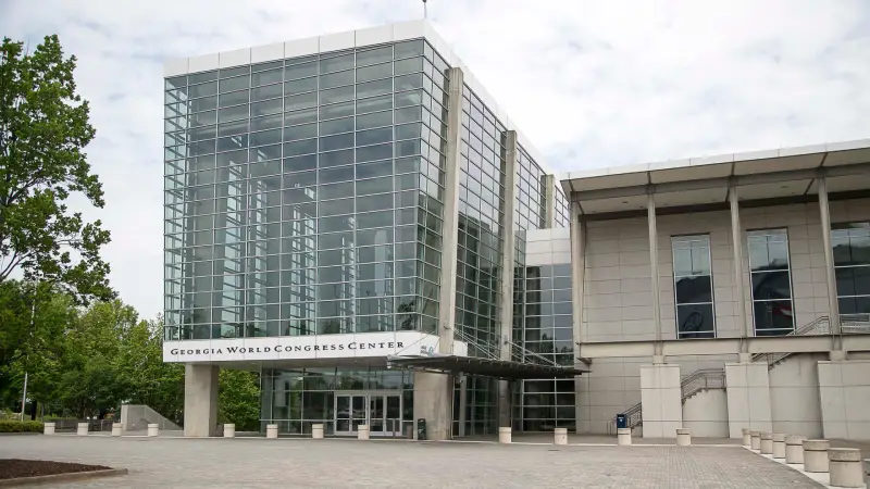 Georgia World Congress Center in Atlanta — trade show booth services by Purple Exhibits