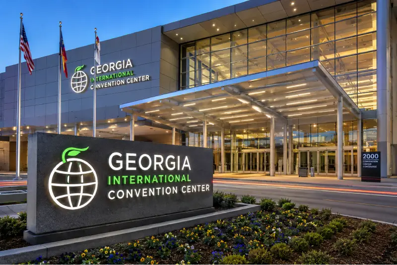 Georgia International Convention Center in Atlanta — trade show booth services by Purple Exhibits