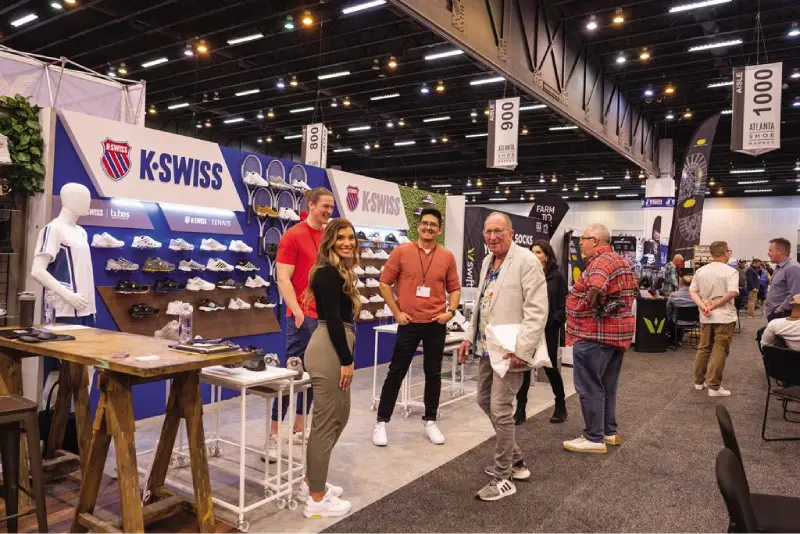 Atlanta Shoe Market trade show — exhibit services by Purple Exhibits