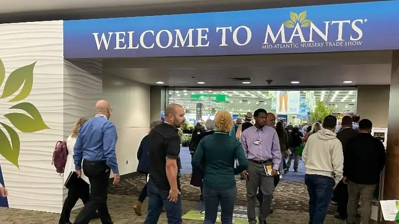 MANTS (Mid-Atlantic Nursery Trade Show) in Baltimore — exhibit services by Purple Exhibits