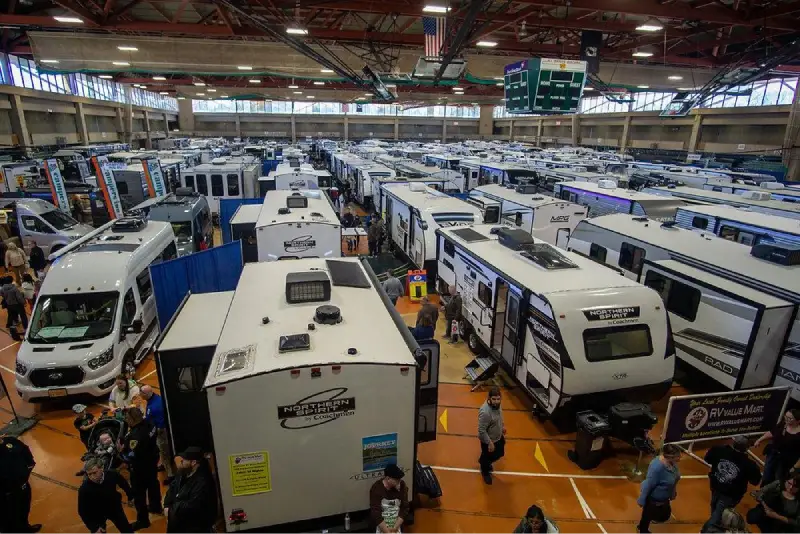 Maryland RV Show in Baltimore — exhibit services by Purple Exhibits