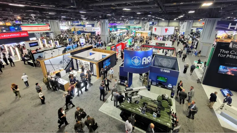 AUSA Global Force Symposium & Exposition in Baltimore — exhibit services by Purple Exhibits