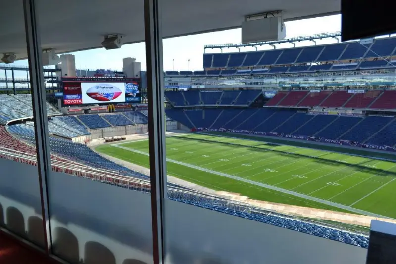 Gillette Stadium – Putnam Club & Event Spaces in Boston — trade show booth services by Purple Exhibits