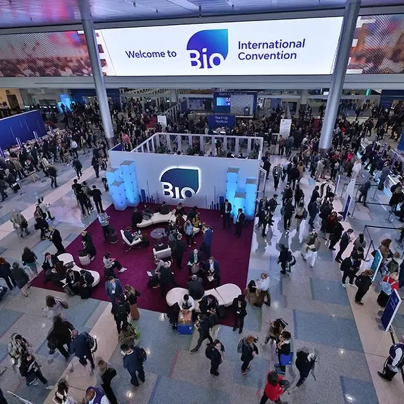 BIO International Convention in Boston — trade show booth services by Purple Exhibits