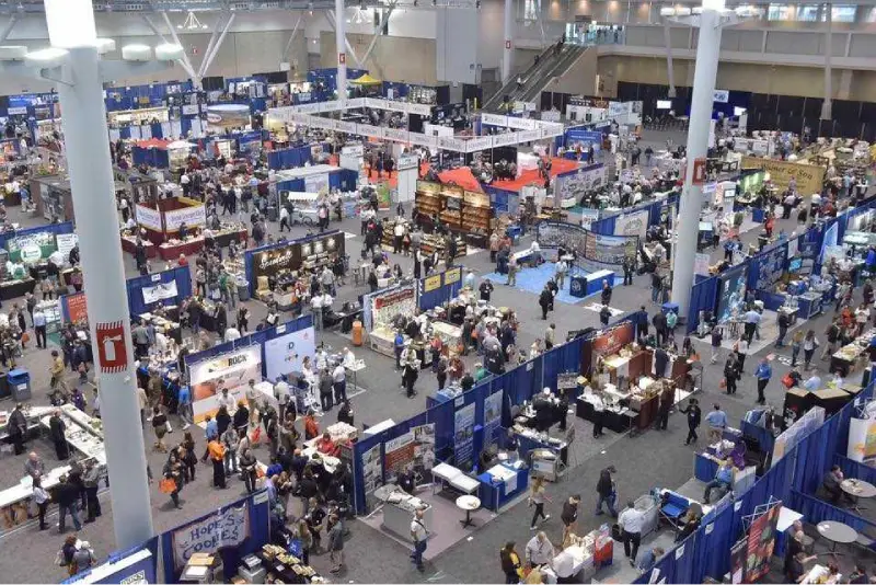 New England Restaurant & Bar Show in Boston — trade show booth services by Purple Exhibits