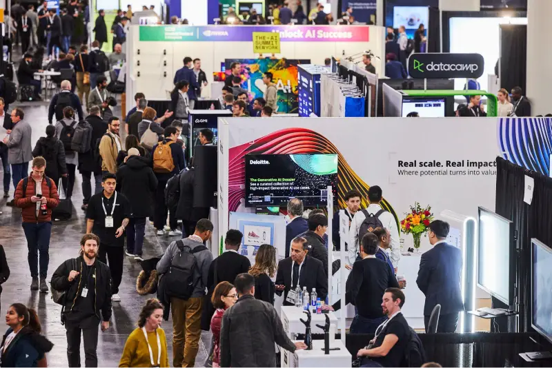 AI Summit Boston — exhibit services by Purple Exhibits