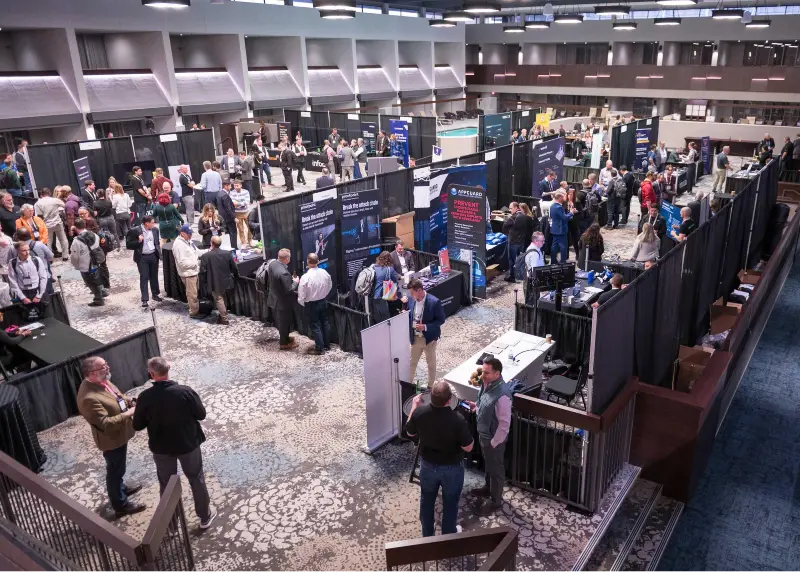 Boston Cybersecurity Summit — exhibit services by Purple Exhibits