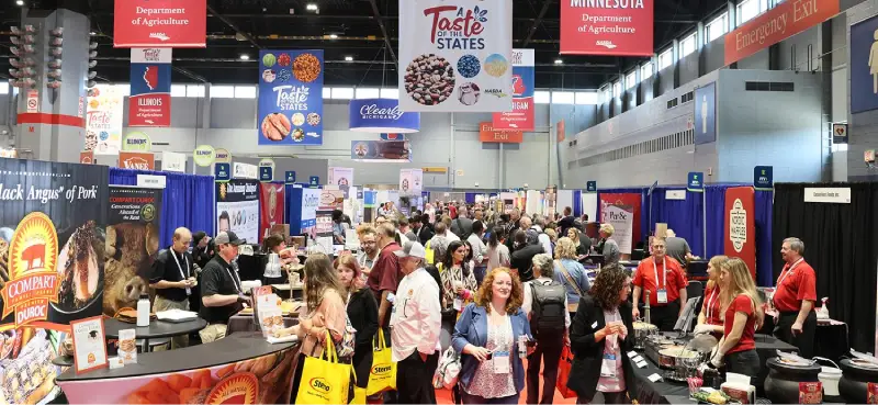National Restaurant Association Show in Chicago — exhibit services by Purple Exhibits